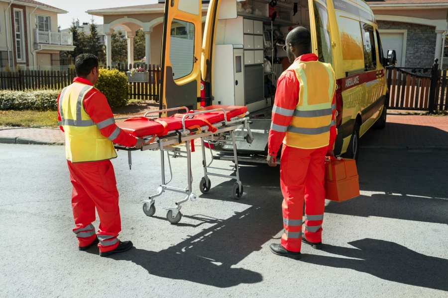 Ambulance à Morières-lès-Avignon